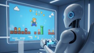 IA inteligencia artificial retrogaming robo