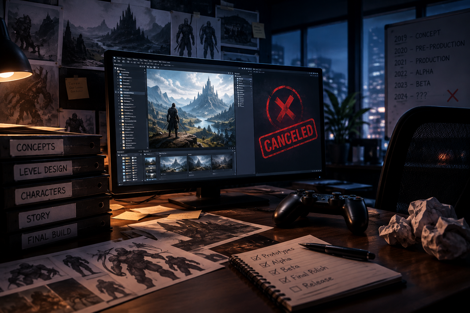 What Happens When a Video Game Is Canceled After Years of Development?